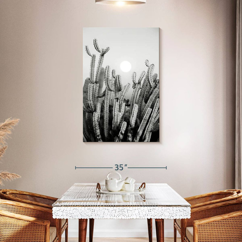 Harnek Black Arizona - Cactus Sunset, 45" H x 30" W