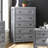 Montauk Solid Wood 32.5'' W 5-Drawer Chest-23618275