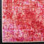 Tapis rouge à motif abstrait Riebe-295018086