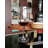 1 - Bottle Solid Wood Wine Bottle & Glass Rack