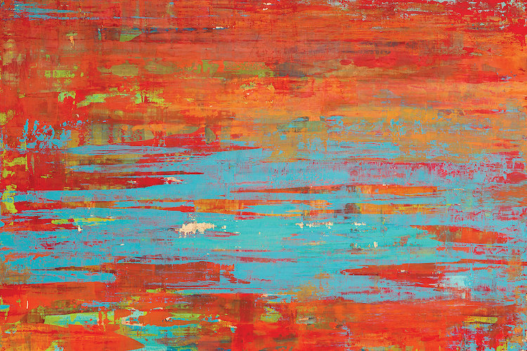 « tempest », reproduction d’art sur toile, H 26 po x l 40 po x P 1,5 po