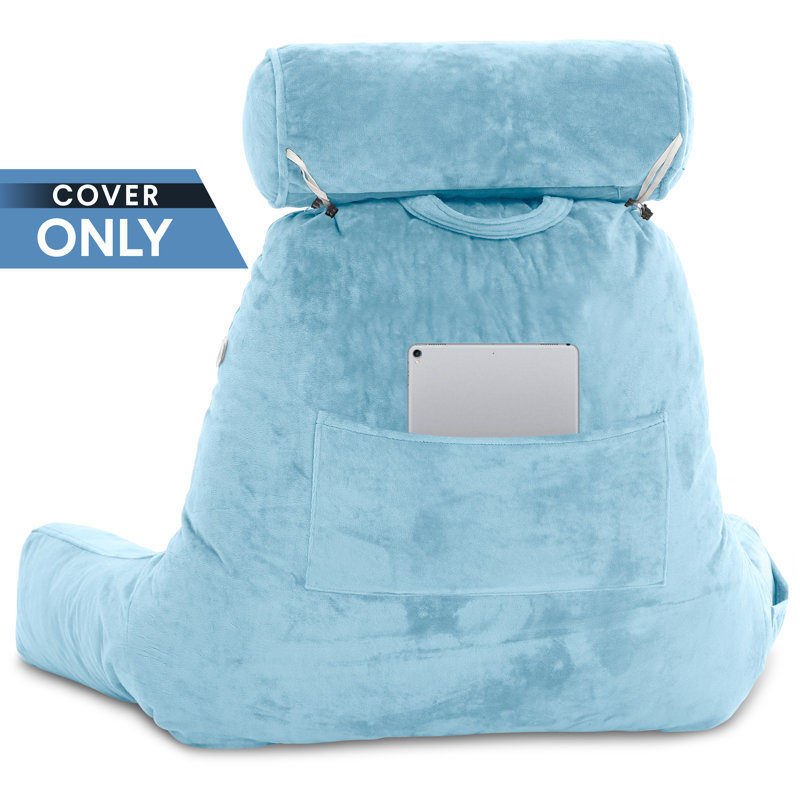 Housse de coussin d'extérieur, Bleu Caroline