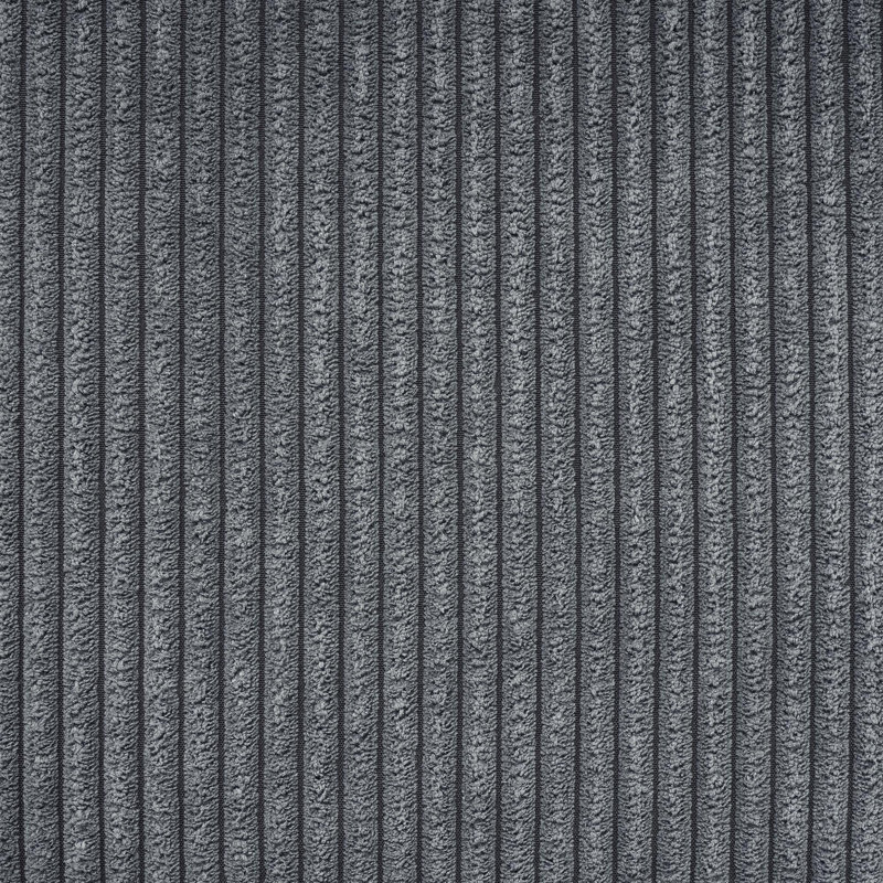Sofa with foldable mattress, foldable side table, Grey Corduroy