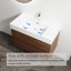 Meuble-lavabo mural avec lavabo en résine-1249736108