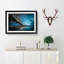 Sydney Harbour Bridge in Australia in Abstract - Framed Print-55728468-55728471