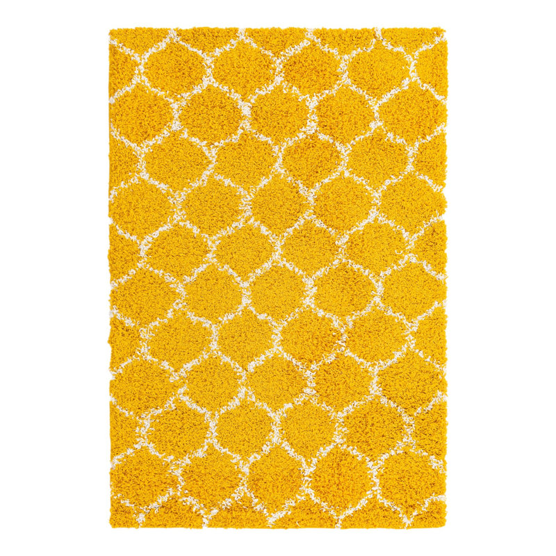 Geometric Indoor Rug, Rectangle 4' x 6'