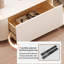 Meuble télé beige en bois manufacturé massif-1081866892