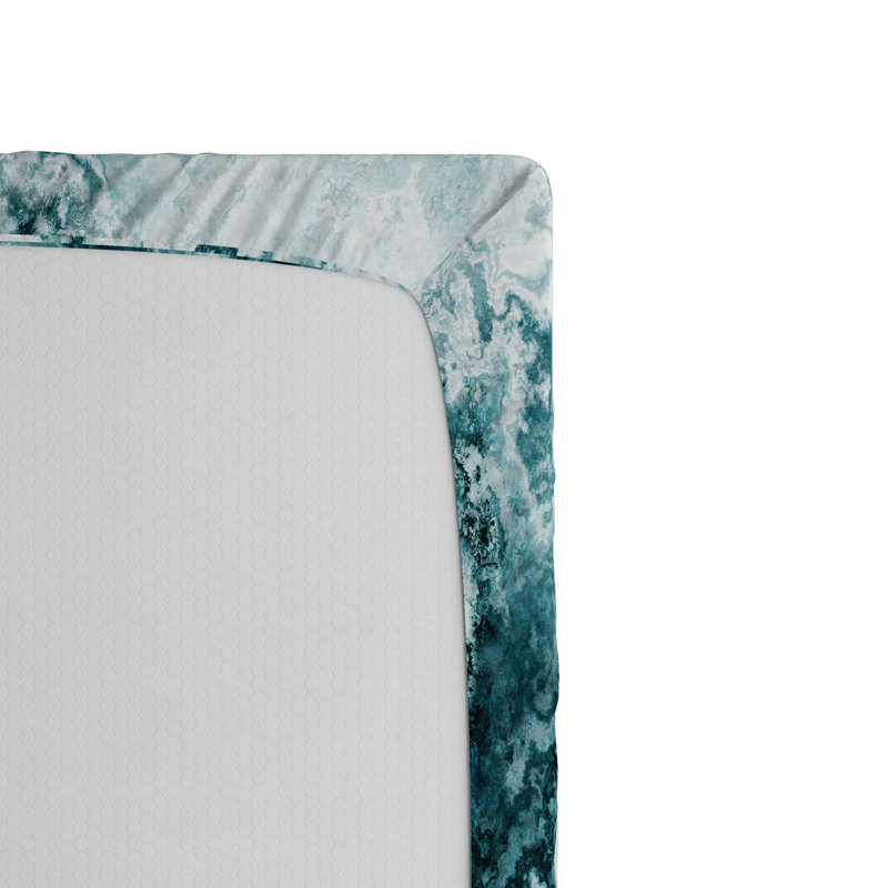Microfiber Abstract Fitted Sheet, Twin XL Fitted Sheet