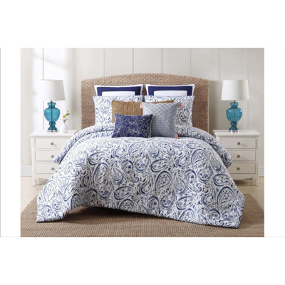 Ensemble d'édredon 100% coton Indienne Paisley