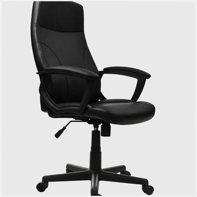 Mobili mid-back administrative office chair, black
