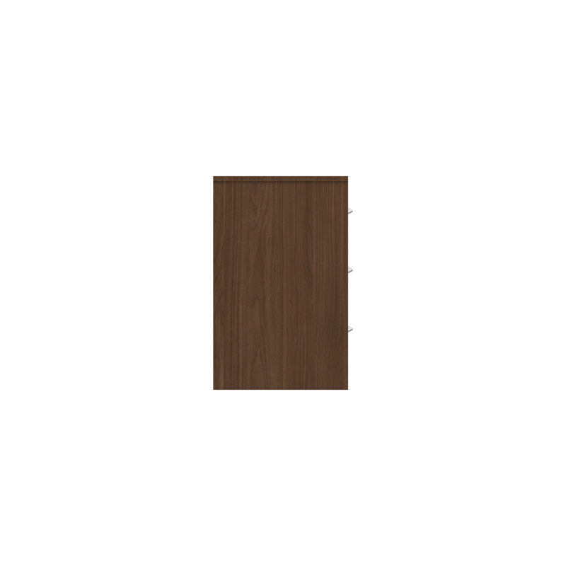 Zakariyah 38.3cm W Manufactured Wood Bedside Table, Walnut