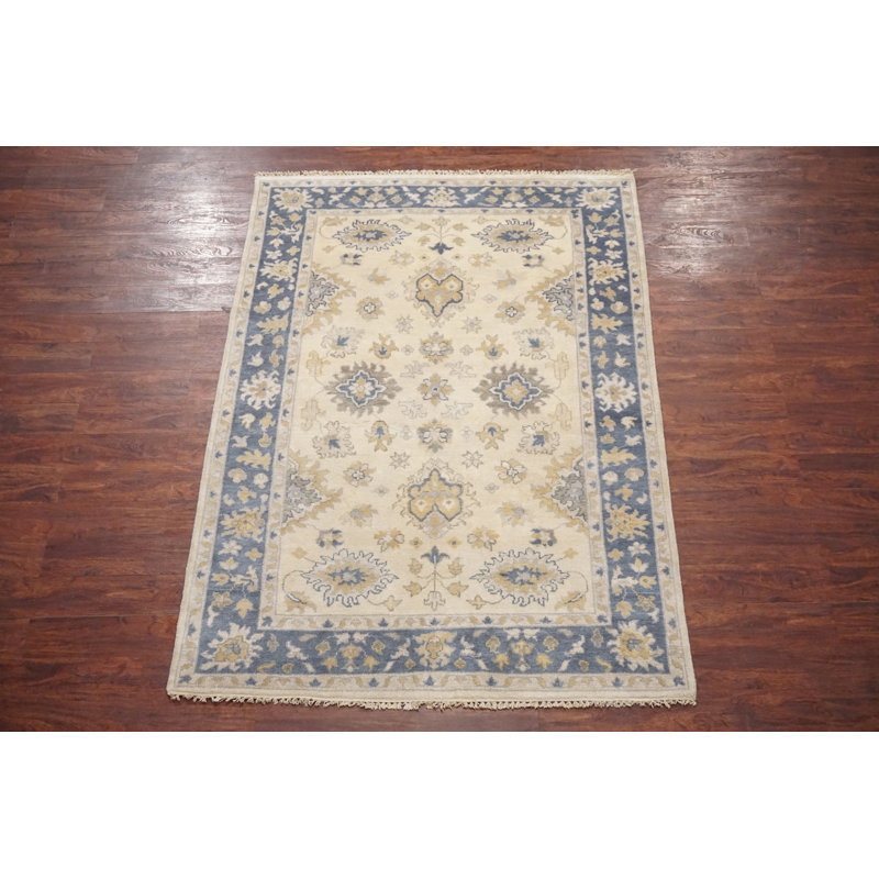 Tapis 6x8 beige Oushak