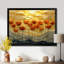 Coucher de soleil sur les vagues du champ de coquelicots I - coquelicots, art mural-1163499791-1274282776