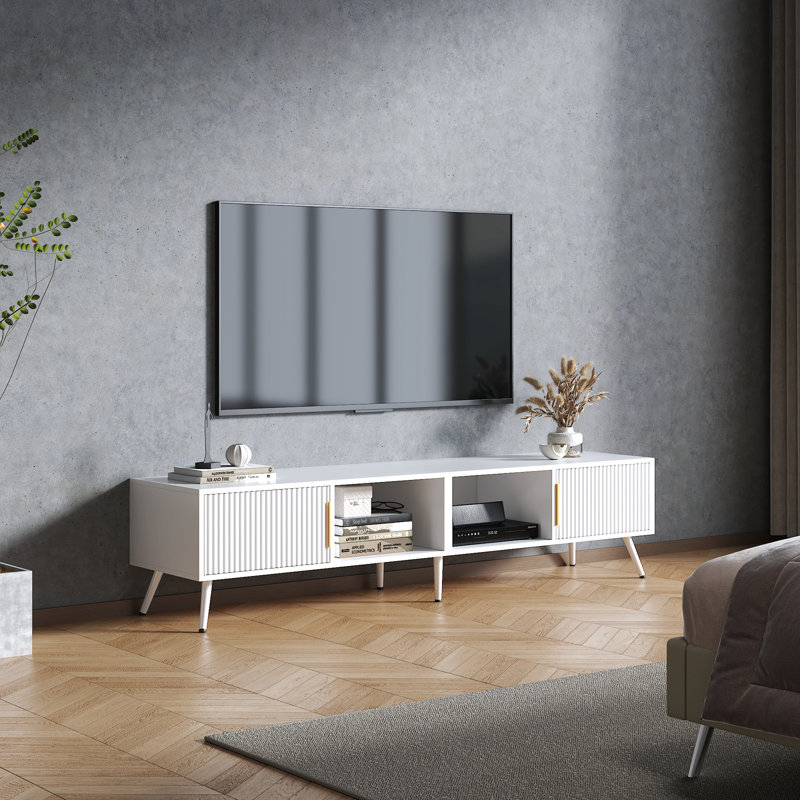 Ronneisha Entertainment Centre for TVs up to 75", White