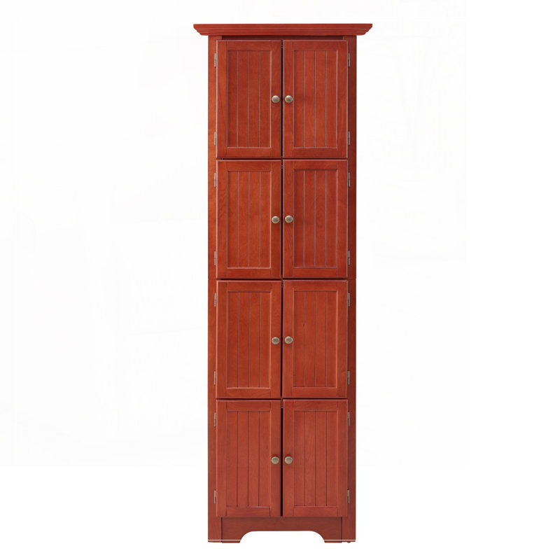 Armoire de rangement 72 po, Cerisier