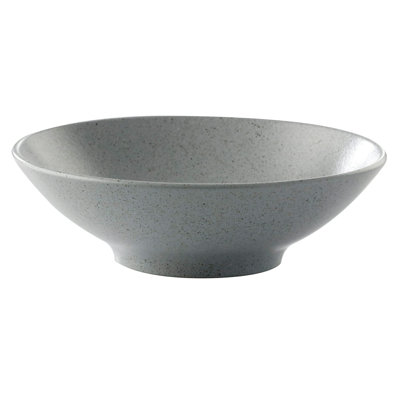 G.E.T. High-Strength Porcelain Salad Bowl, 18 Ounce, Grey (Set of 12)