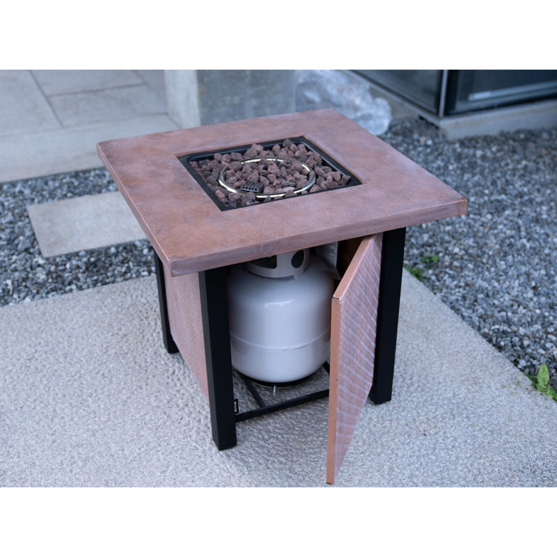 25" H Outdoor Heating Fire Pit Feature