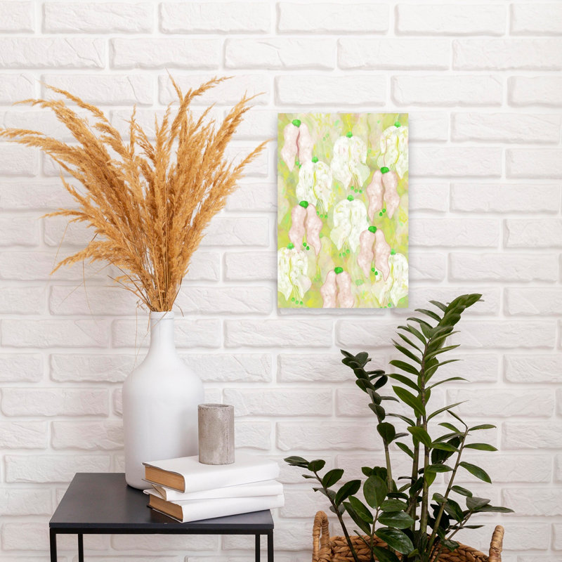 Art floral avec jardin floral, H 18 po x l 12 po
