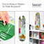 Art mural moderne abstrait en acrylique Skateboard par Notoriart, 8 x 32, rose papier-118134631