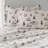 4 PCS  Sheet Set Gray Deer Toile-122524949