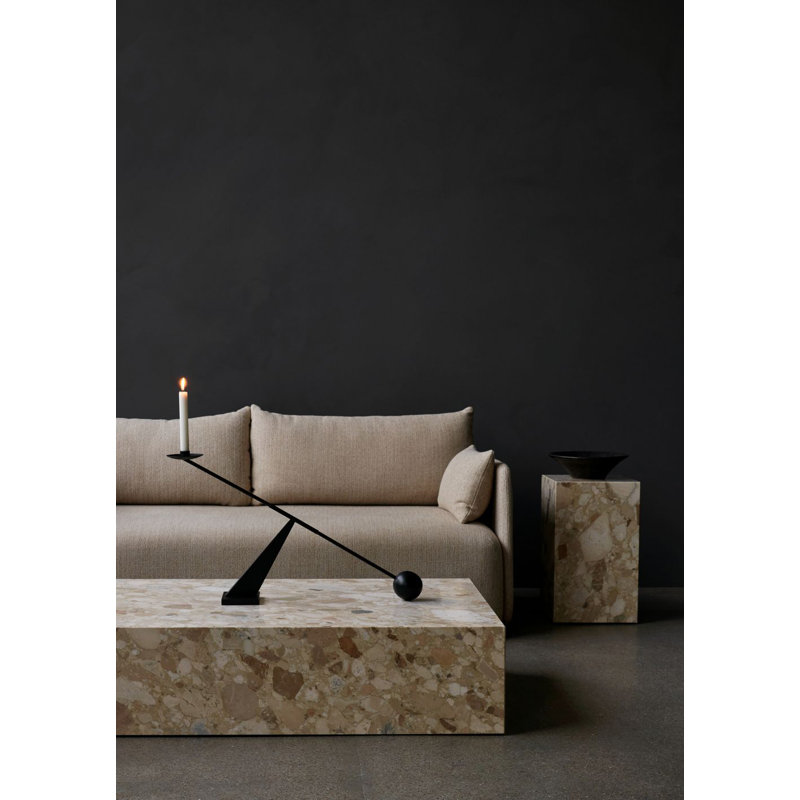 Interconnect Candlestick, Black, 10.04" H x 16.73" W x 3.54" D
