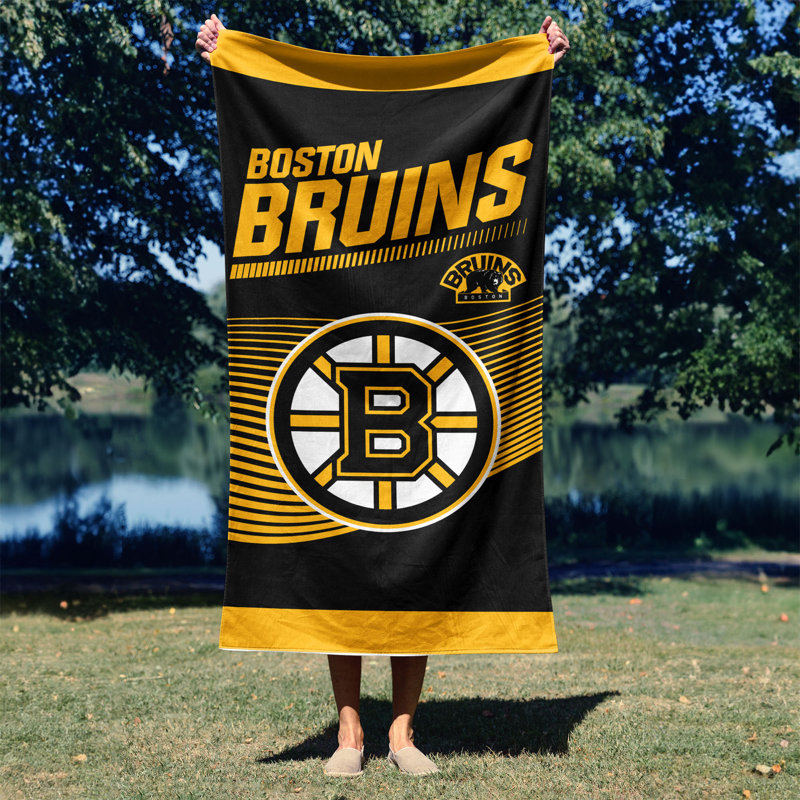 Serviette de plage 30 po x 60 po NHL Boston Bruins