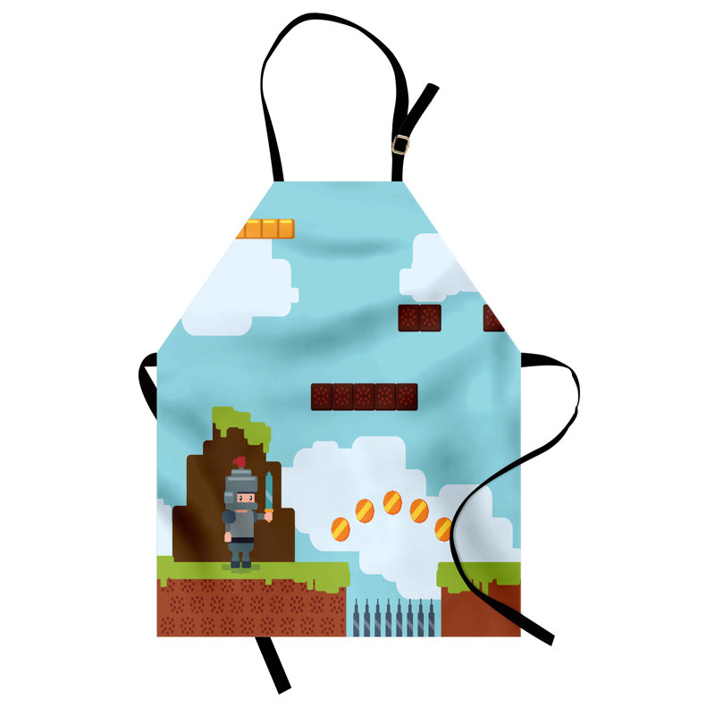 No Pattern Bib Apron