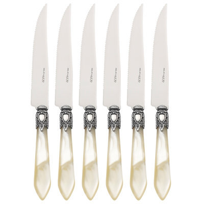 Bugatti Italy Oxford 7 Piece Stainless Steel (18/10) Steak Knife Set
