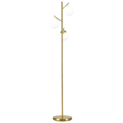 Tree Standing Lamp,3-Light Floor Lamp