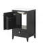 Meuble-lavabo de 20 po avec lavabo, armoire de salle de bain avec porte à fermeture douce, support de rangement et tiroir