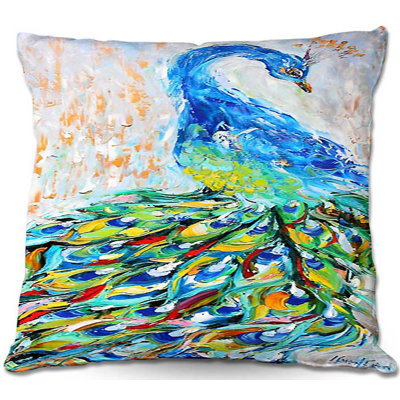 Couch Luminous Peacock II Square Pillow Cover & Insert