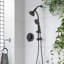 Wall Mounted,slide Bar Combo Rain Showerhead,dual Shower Head,rough-in Valve Included