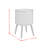 Nebula Round Smart End Table in Black