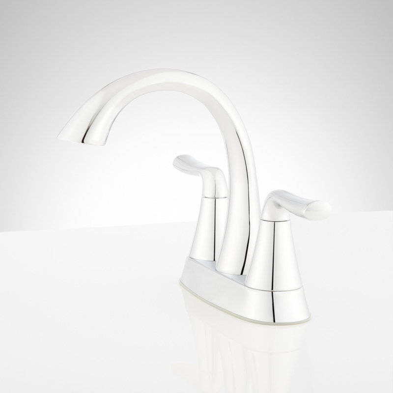 Provincetown 1.2 GPM Centerset Bathroom Faucet with Metal Lever Handles and Pop-Up Drain Assembly, Chrome