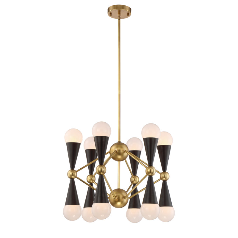 Mariya 12 - Light Dimmable Geometric Chandelier