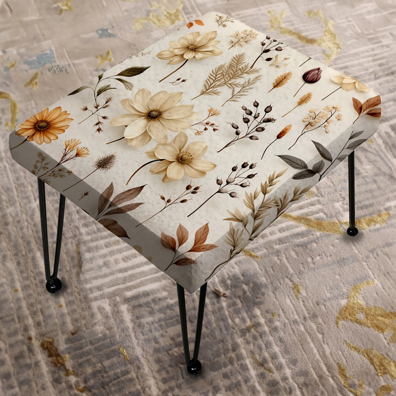 Repose-pieds Rustic Foliage - Plantes
