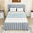 Full Upholstered Platform Bed with  Trundle-1904504057