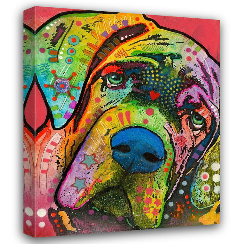 Art sur toile de la collection Dean Russo de Hokku Designs, titre: Mastiff