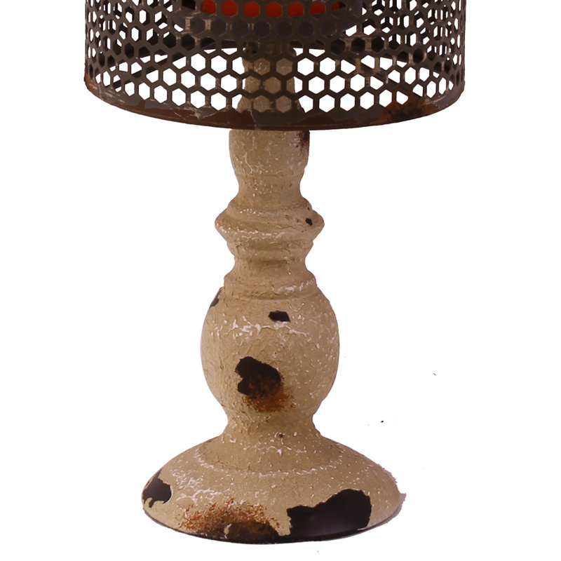 Nostalgia 14'' H Metal Tabletop Candlestick