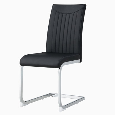 Chaise d'appoint en similicuir