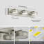 Dimmable LED Multi-Light Bathroom Vanity Fixture 5500K-828651225-828651202