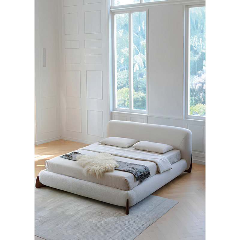 Modern Minimalist Lamb  Foot Soft Bed