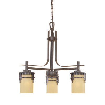 Lustre classique/traditionnel ombré 3 lumières Caleigh