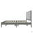 Solid Wood Platform Upholstered Headboard Bed