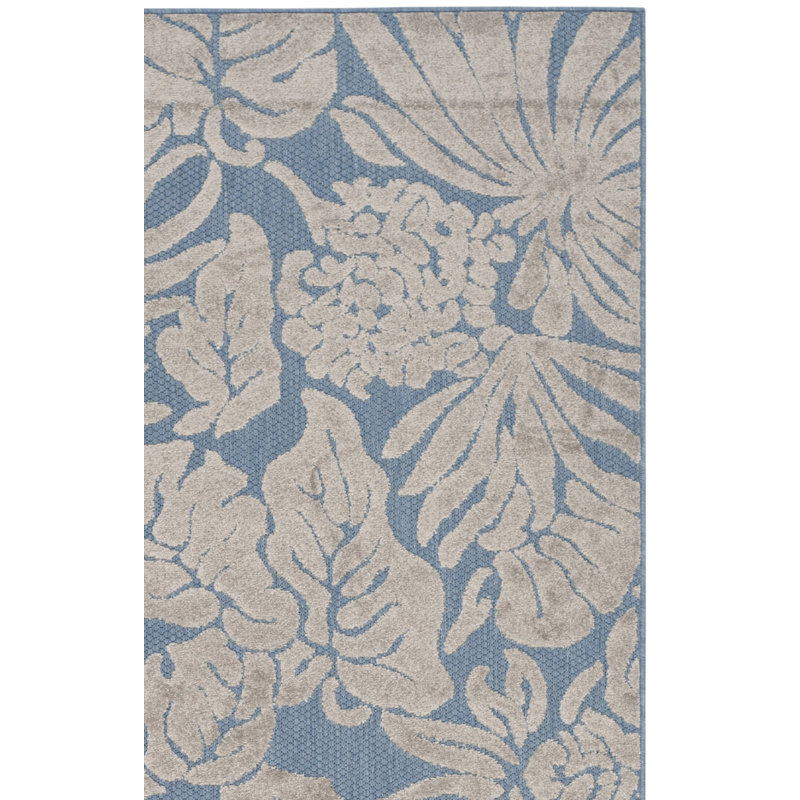 Tapis bleu Patricia, Rectangle 6 pi 7 po x 9 pi 6 po
