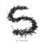 Guirlande d'Halloween feuilles noires Guirlande d'Halloween