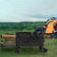 Wagon pliable avec hayon allongé, rallonge extra longue pour poids lourds de 480 lb, grandes roues tout-terrain, idéal pour la plage et l'extérieur-124641931