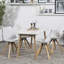 Vernia Solid Wood Base Dining Table