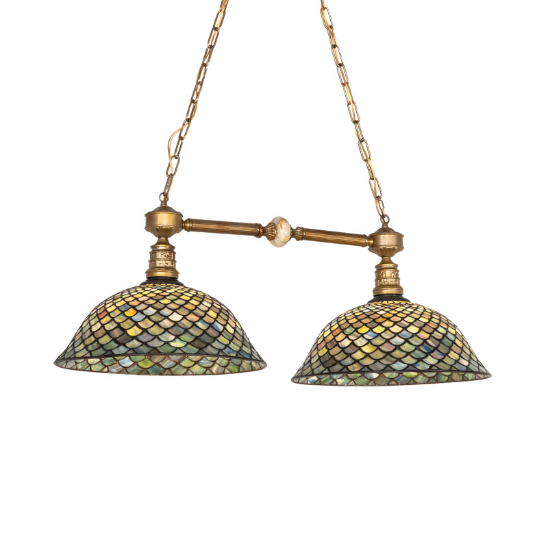 Luminaire suspendu pour îlot de pêche 37 "Tiffany