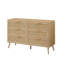Commode double, commode en rotin, commode naturelle